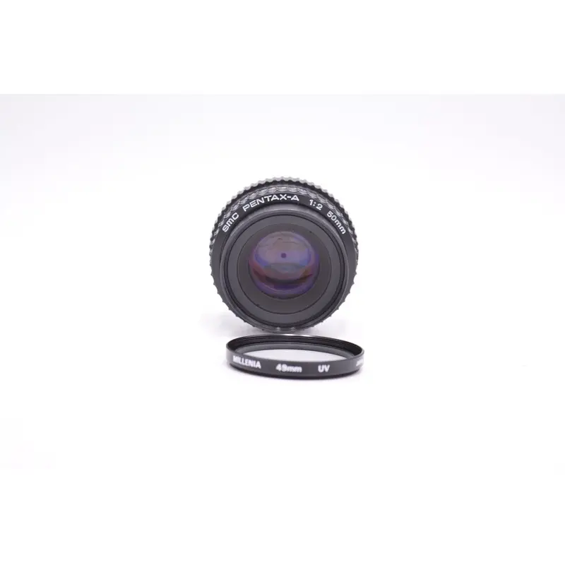 Pentax SMC50F2-6164654 SMC Pentax-A 50mm F2 Lens, Used