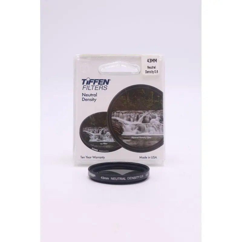 Tiffen 43mm Neutral Density 0.6 ND Filter (43mm, 2-Stop), Used