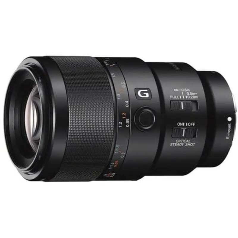 Sony SEL90M28G FE 90mm f/2.8 Macro G OSS Lens, 62