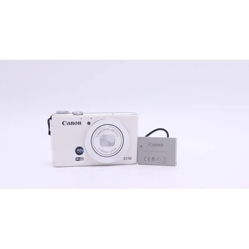 Canon S110-05541 PowerShot S110 5X Zoom, f/2.0 Compact Digital Camera, Used