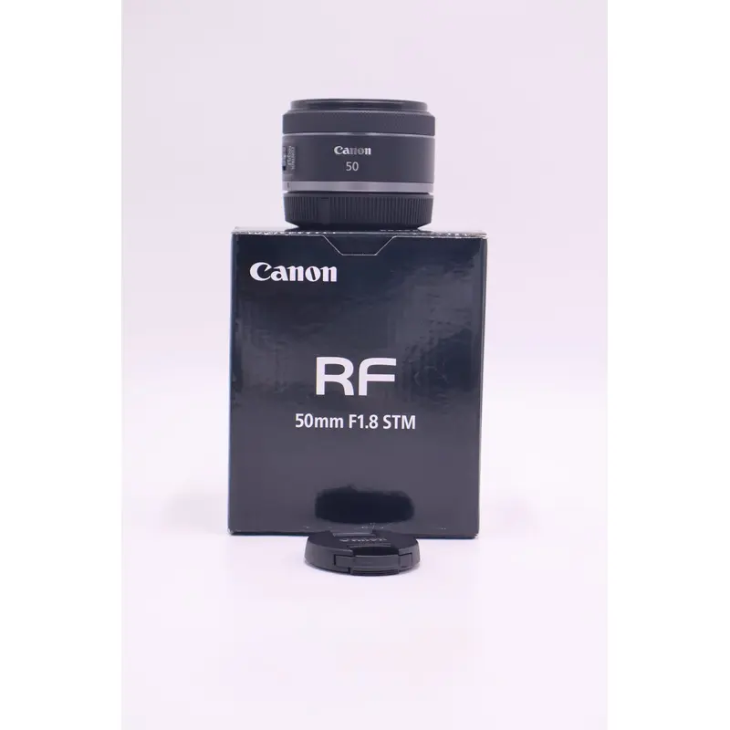 Canon RF50F18STM-10503 RF 50mm f1.8 STM Lens, Used