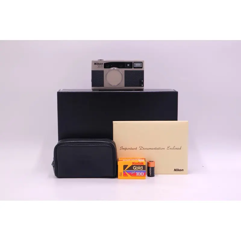 Nikon 35TI-11215 35Ti 35mm Film Camera Collectors Set (MINT)