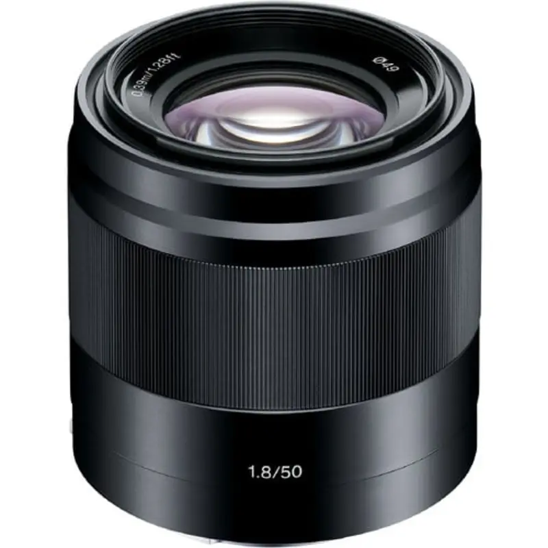Sony SEL50F18/B E 50mm f/1.8 OSS Lens, 49