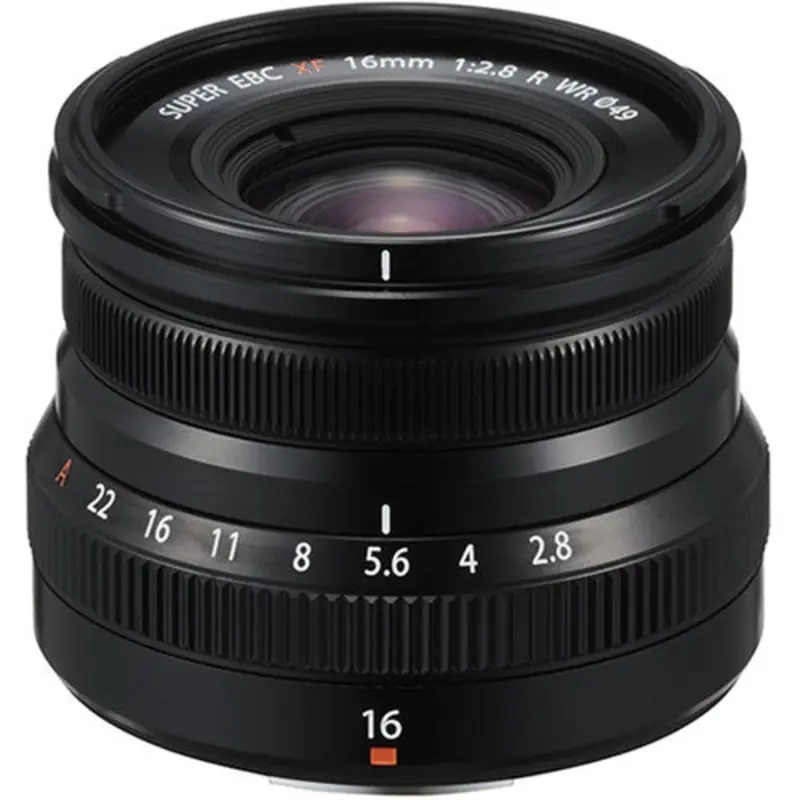 Fujifilm XF 16mm f/2.8 R WR, Black, 49