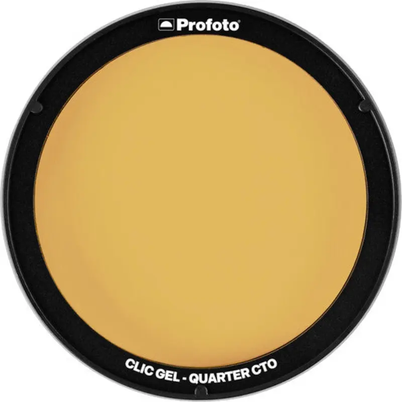 Profoto 101022 Clic Gel Quarter CTO