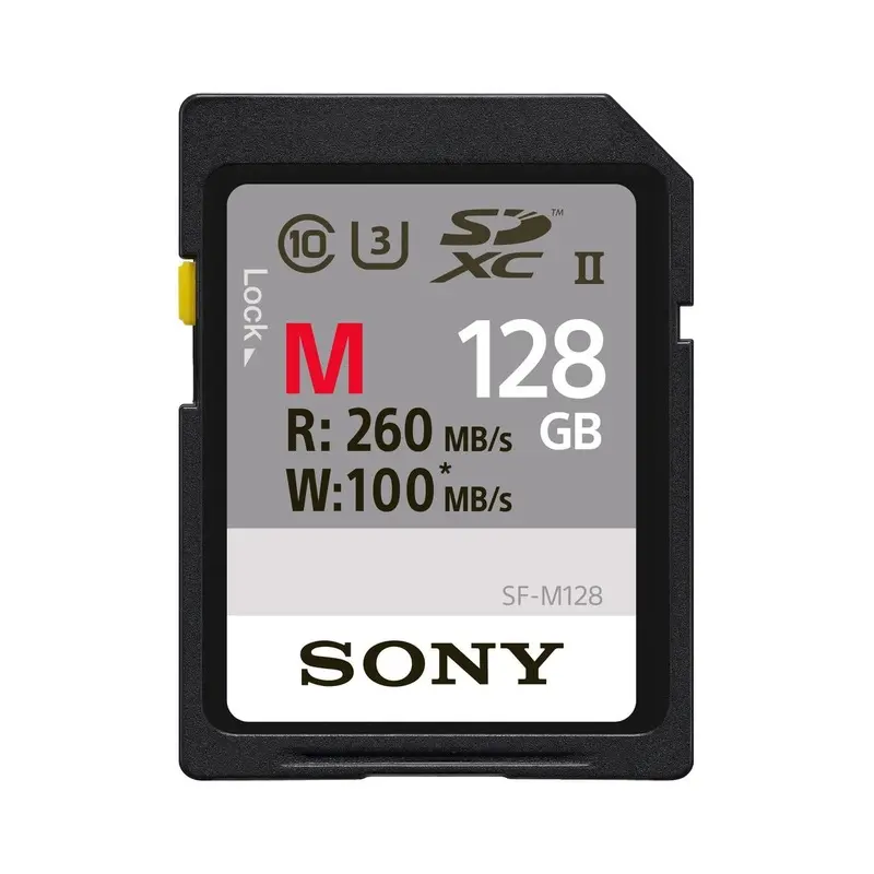Sony SFM128/T2 SF-M Series UHS-II SDXC Memory Card, 128GB