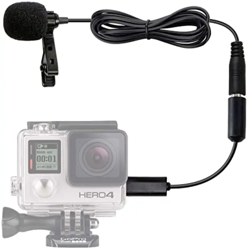Vidpro XMG10 Battery Powered Lavalier Microphone F/Gopro