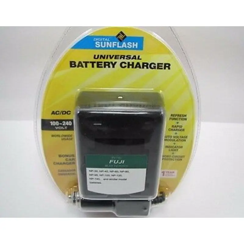 Digital Sunflash Universal Battery Charger F/Fuji
