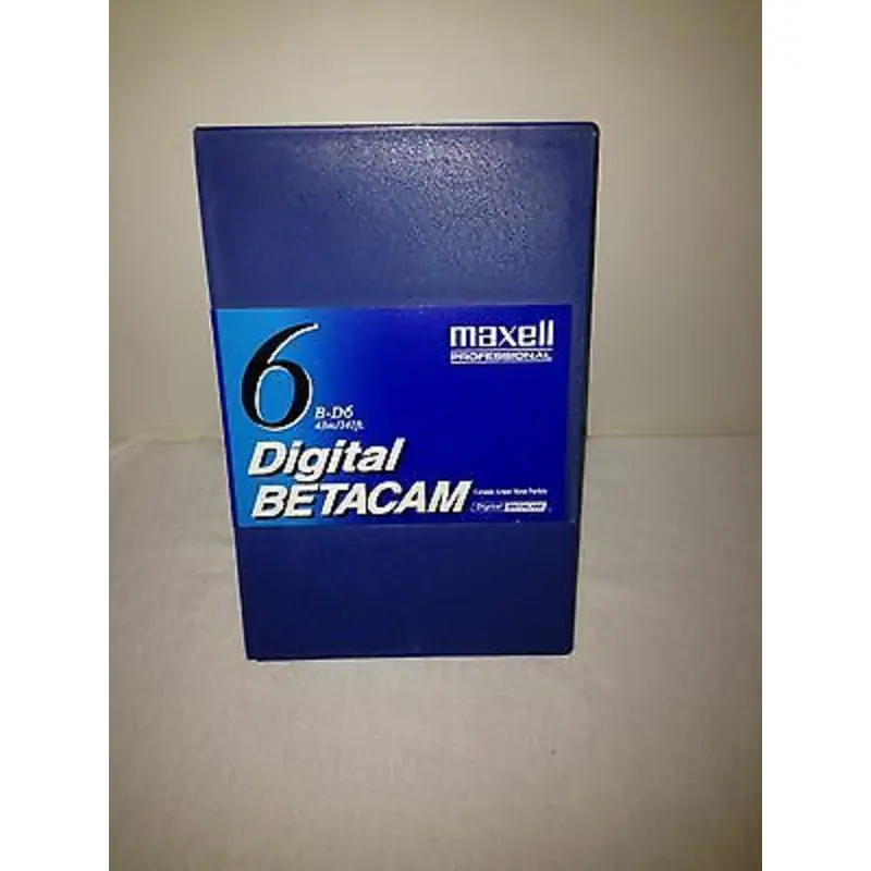 Maxell BD6 Digital Betacam Video Cassette In Album Case