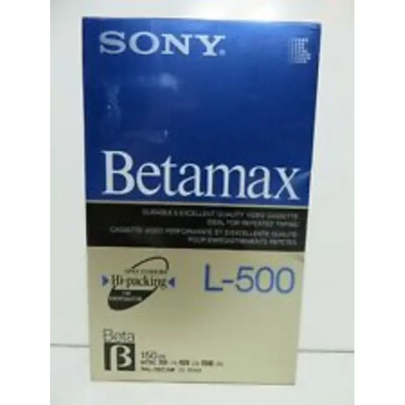 Sony L500BT Betamax Tape, NTSC