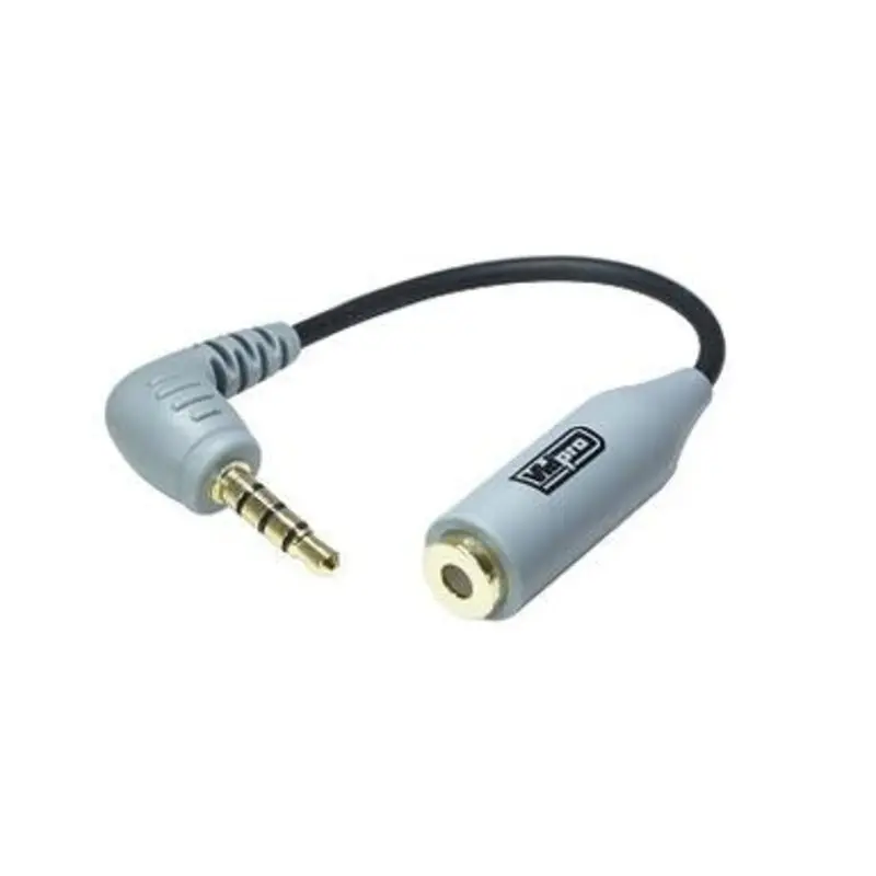 Vidpro MASP TRS To TRRS Microphone Adapter F/Iphones & Ipads