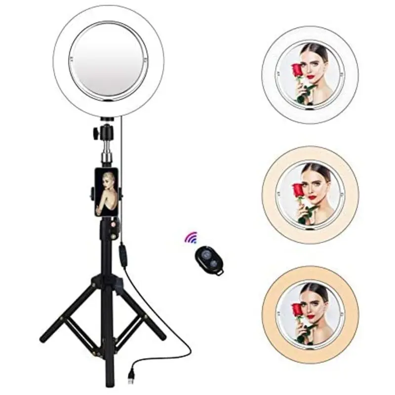 Vidpro RLM Round Mirror W/Tripod Mount F/Ring Lights