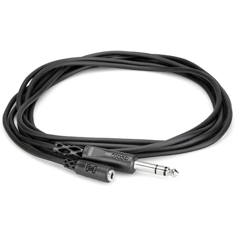 Hosa MHE310 Stereo Mini Female To Stereo '' Male Headphone Extension Cable, 10'