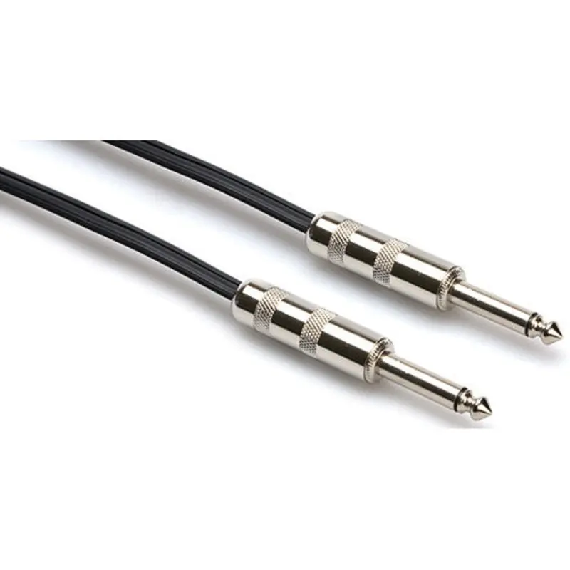 Hosa SKZ605 1/4'' TS Male To 1/4'' TS Male Speaker Cable, 5'