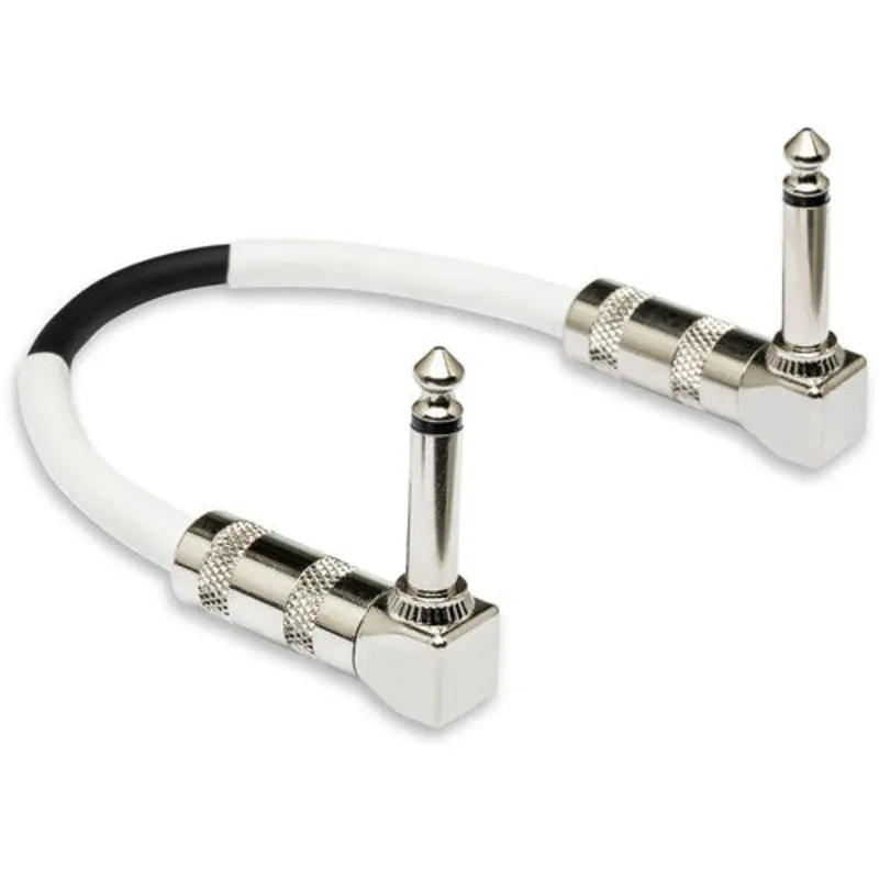 Hosa CPE106 Professional 1/4'' Rightangle To 1/4'' Rightangle Coupler, 6''