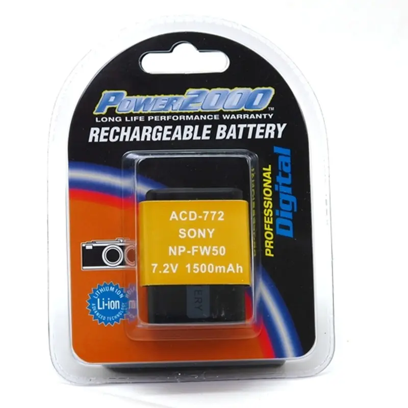 Vidpro ACD772 Replacement (NPFW50) Li-Ion Battery F/A7II, A7RII, ZV1, ZV10