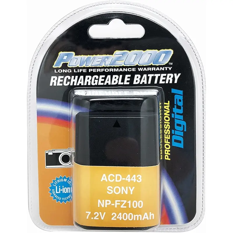 Vidpro ACD443 Replacement (NPFZ100) Li-Ion Battery F/A7III, A7RIII, A7RIV, A9, A1