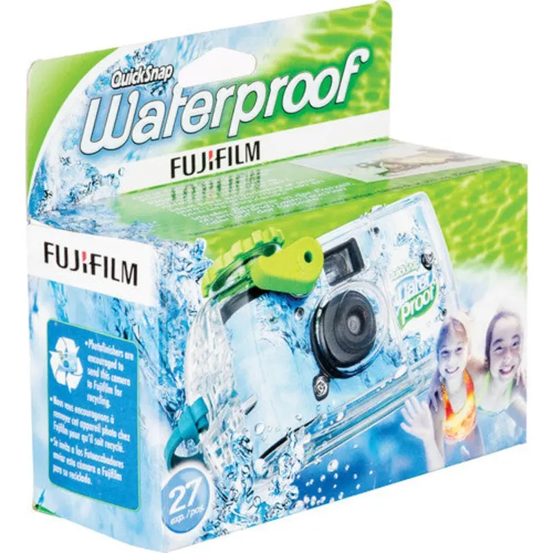 Fujifilm Quicksnap 800 Waterproof 35mm One-Time-Use Disposable Camera (27 Exposures)