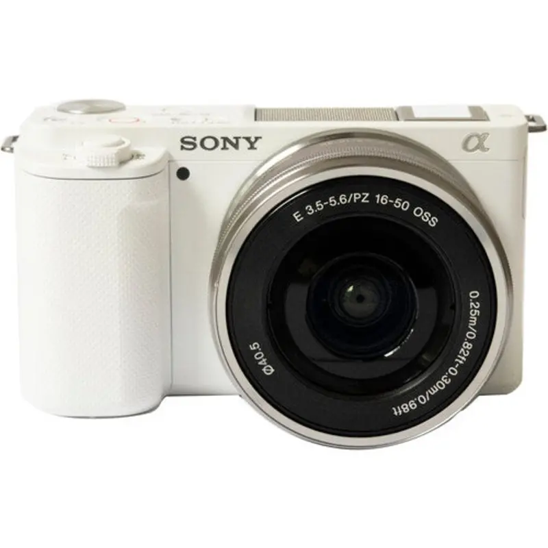 Sony ZVE10L/W Mirrorless Camera W/16-50mm Lens, White