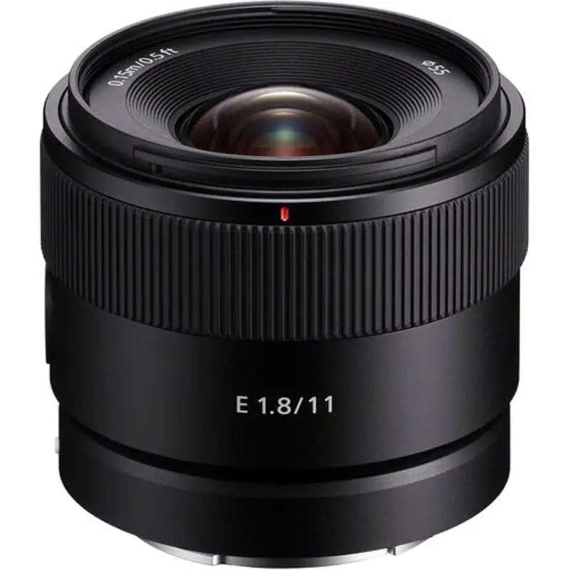 Sony SEL11F18 E 11mm f/1.8 Lens, 55
