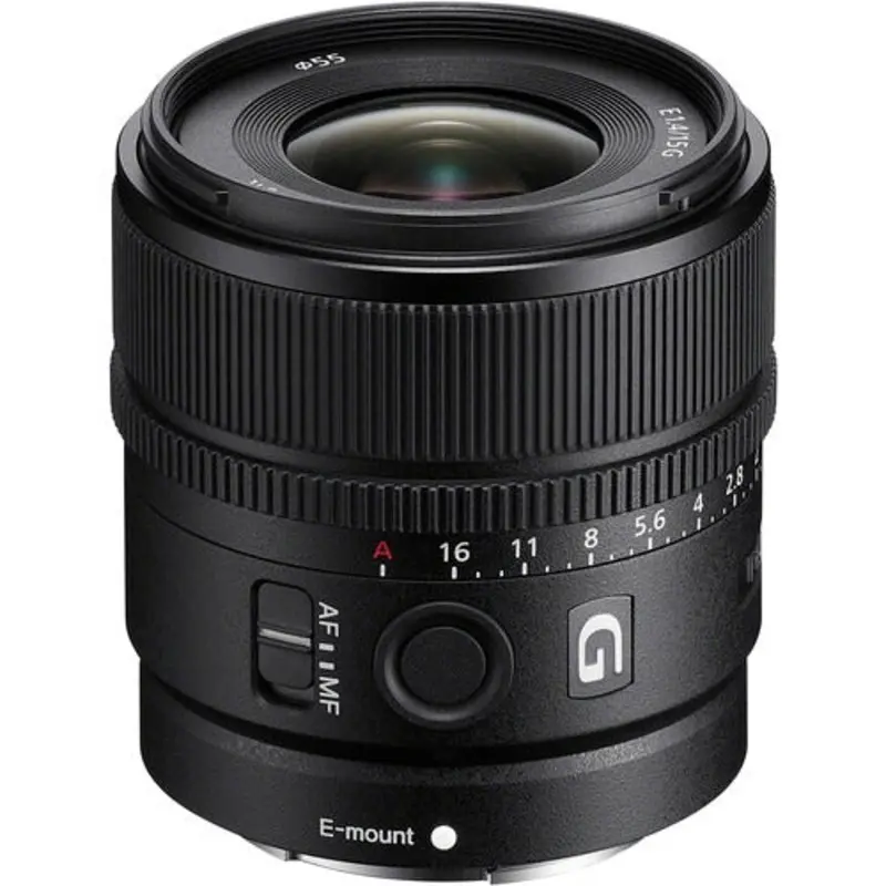 Sony SEL15F14G E 15mm f/1.4 G Lens, 55