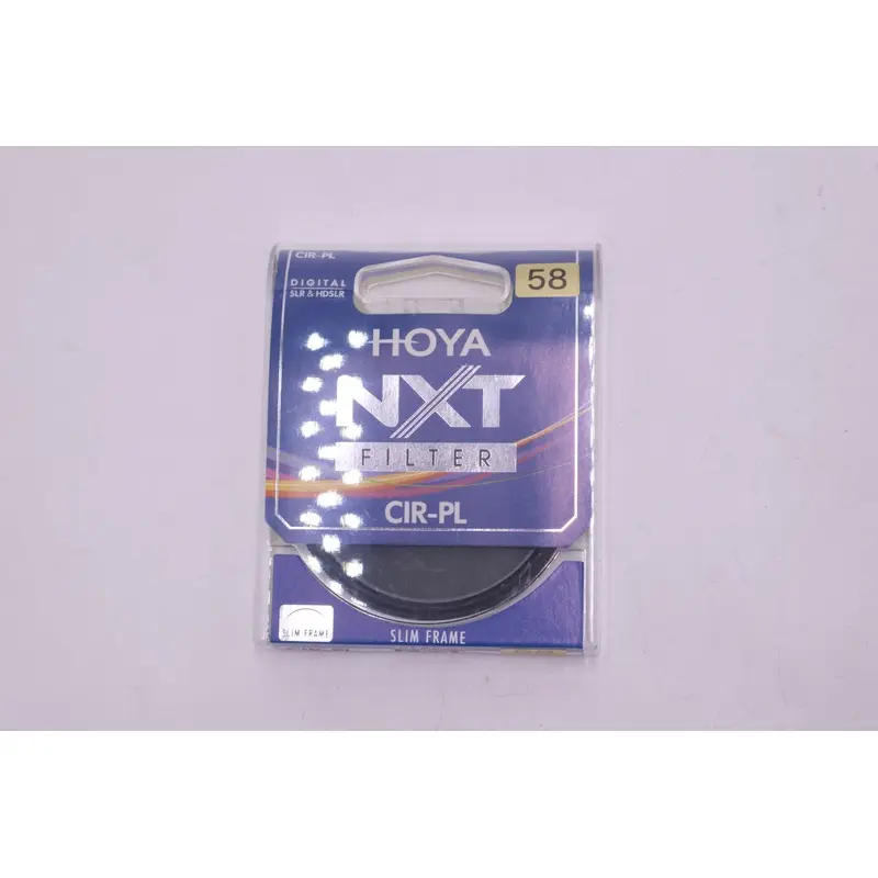 HOYA NXT Plus 58mm CIR-PL Lens Filter, Used