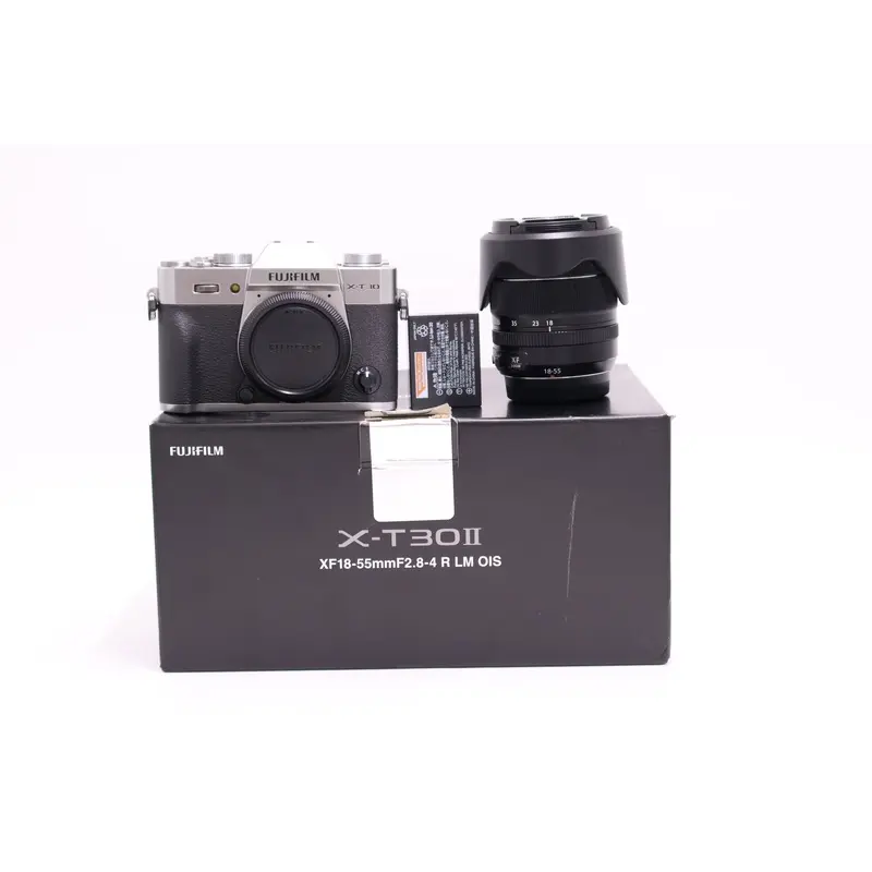 FUJIFILM XT30II-25008 X-T30 II Mirrorless Camera W/ XF18-55mm Lens, Used
