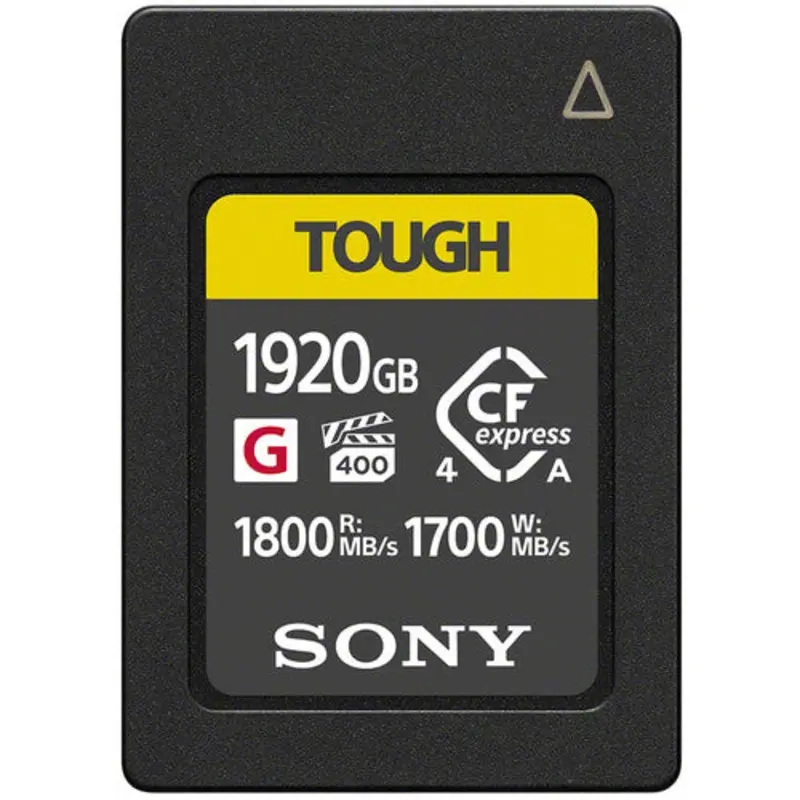 Sony CEAG1920T 1920GB CFexpress 4.0 Type A TOUGH Memory Card