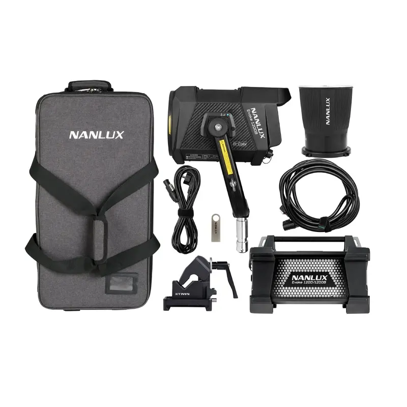 Nanlux Evoke 1200B Bi-Color LED Spot Light w/Trolley Case