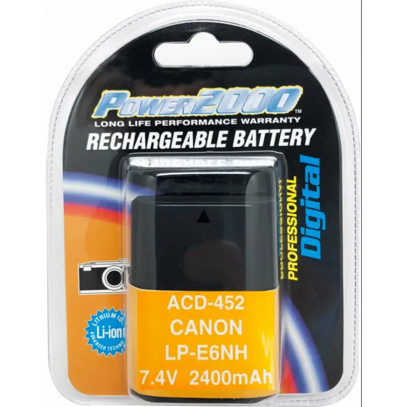 Vidpro ACD460 Replacement (LPE6Nh) Li-Ion Battery F/EOS R, R5, R6