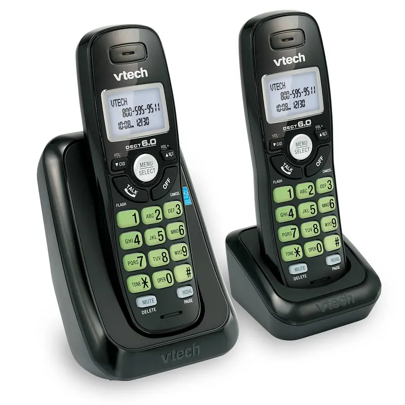 VTECH CS6114-2 Digital Cordless Phone, 2-Pack