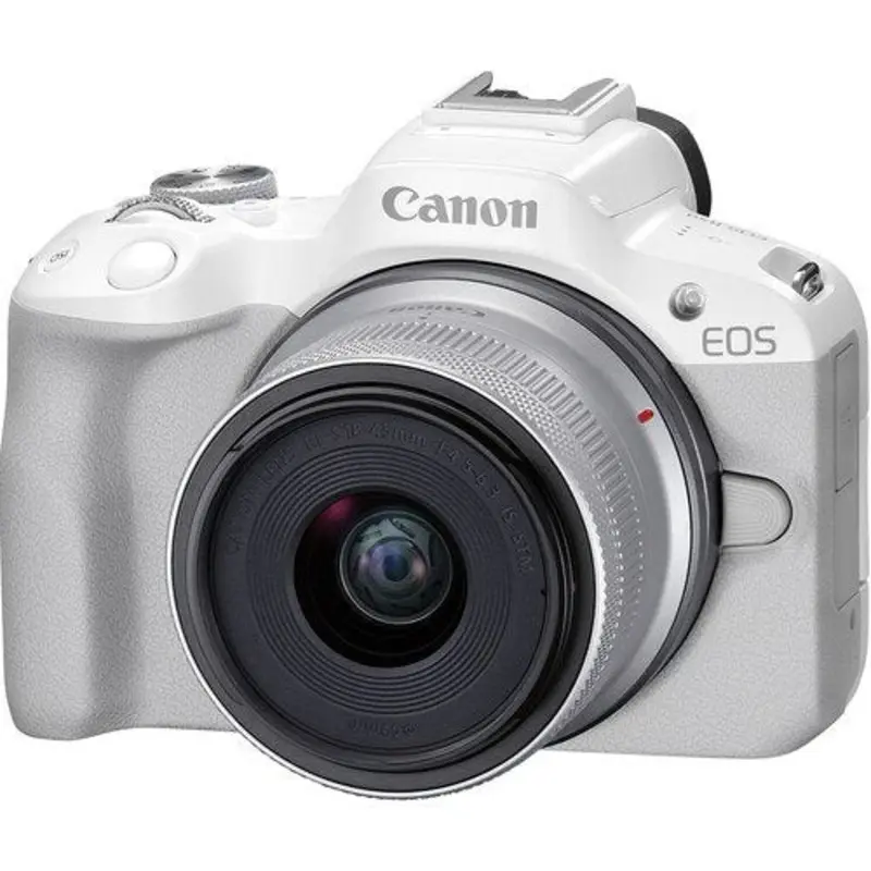 Canon EOS R50 Mirrorless Camera, RF-S 18-45mm f/4.5-6.3 IS STM
