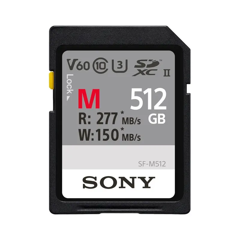 Sony SFM512/T2 SF-M Series UHS-II SDXC Memory Card, 512GB