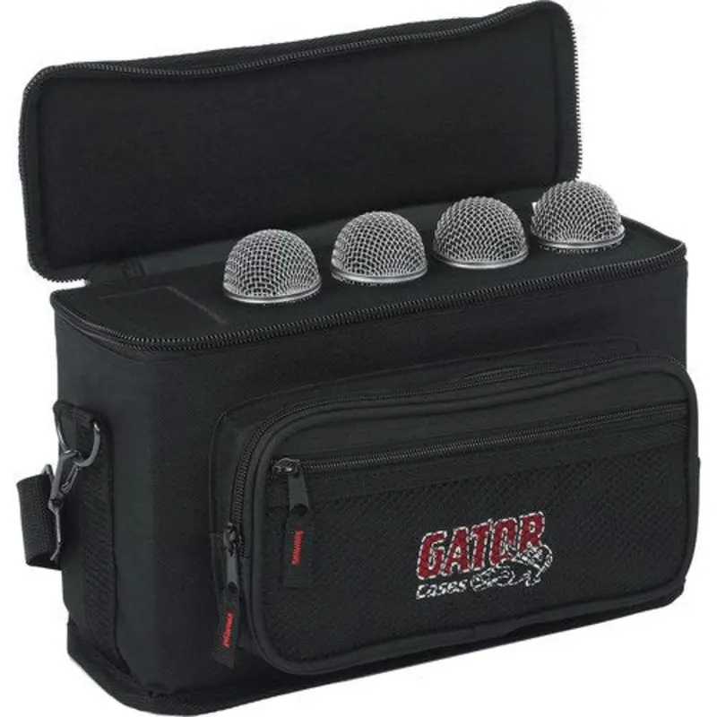 Gator Frameworks GM-4 4 Drop Mic Padded Bag