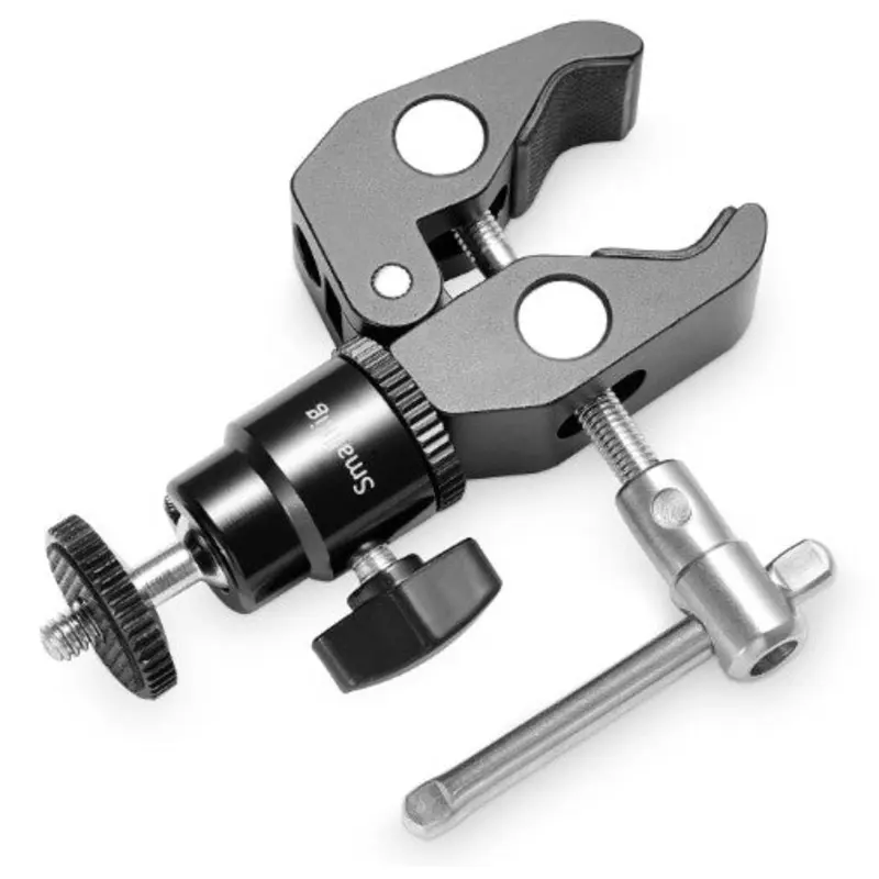 SmallRig 1124 Clamp Mount with 1/4" Screw Ball Head Mount