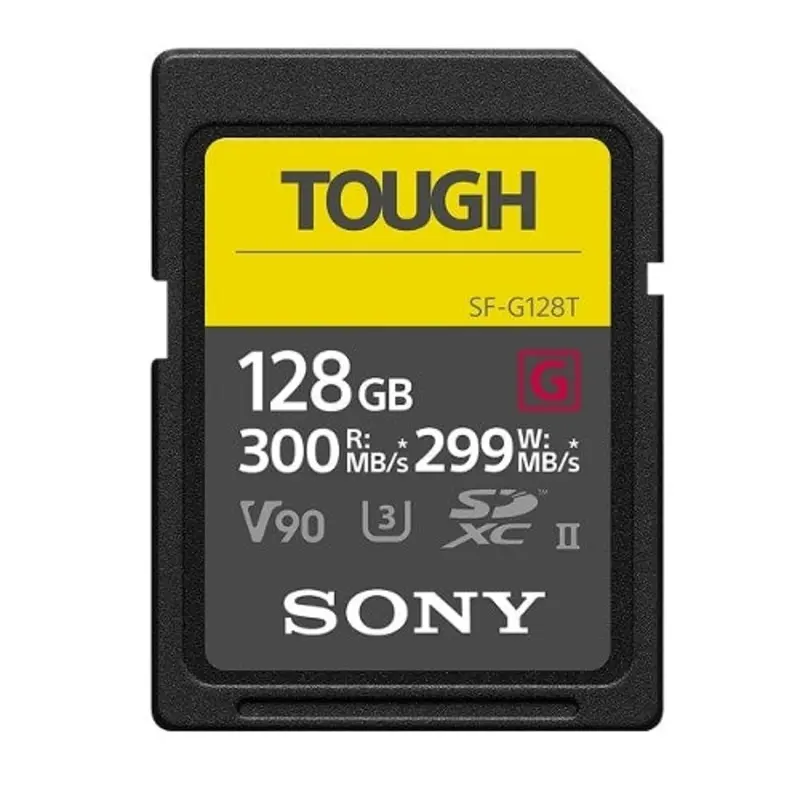 Sony SFG128T/T1 SF-G Tough Series UHS-II SDXC Memory Card, 128GB