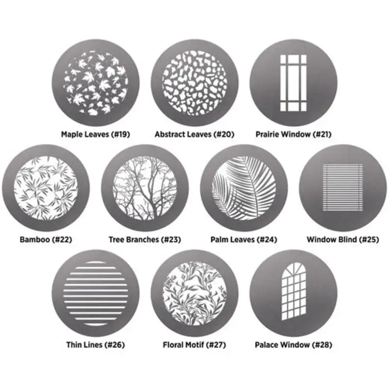 Westcott 4764 Optical Spot by Lindsay Adler Gobo Pack 2: Environmental (10-pack)