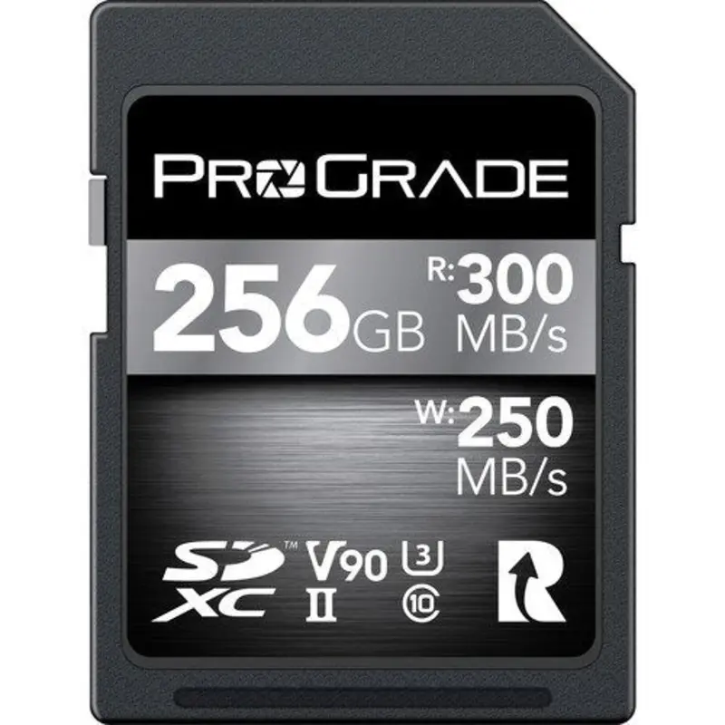 Prograde Digital PGSD256GBCKNA 256GB UHS-II SDXC Memory Card (EOL)