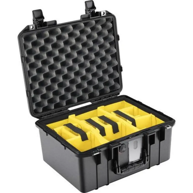 Pelican 1507AirWD Hard Carry Case with Padded Divider Insert (Black)
