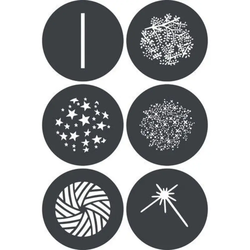 Godox GPGS3 Gobo Set for MG1200Bi Spotlight Mount (6-Pack)