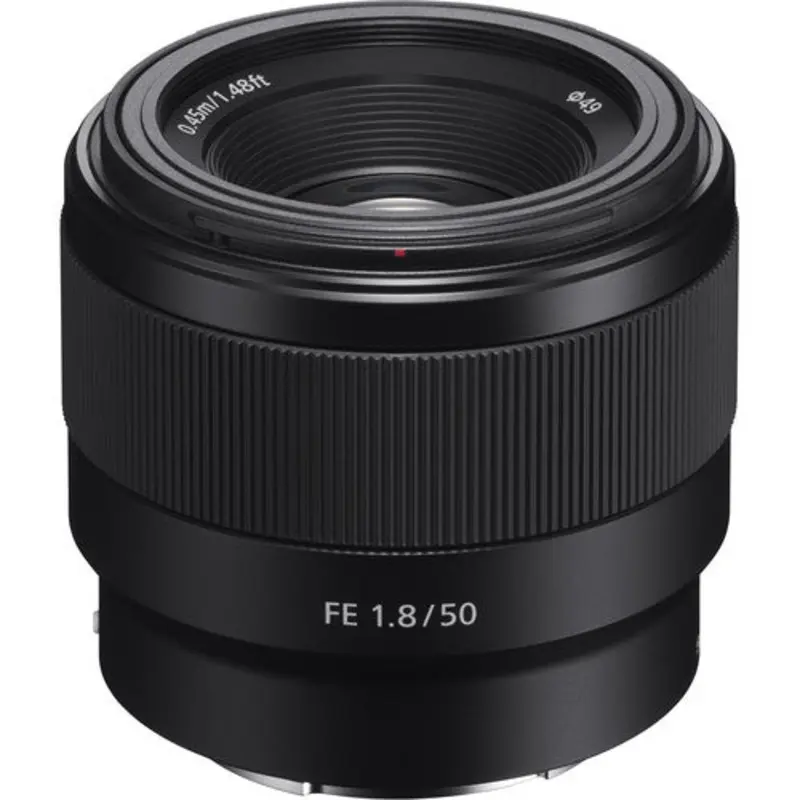 Sony SEL50F18F/2 FE 50mm f/1.8 Lens, 49