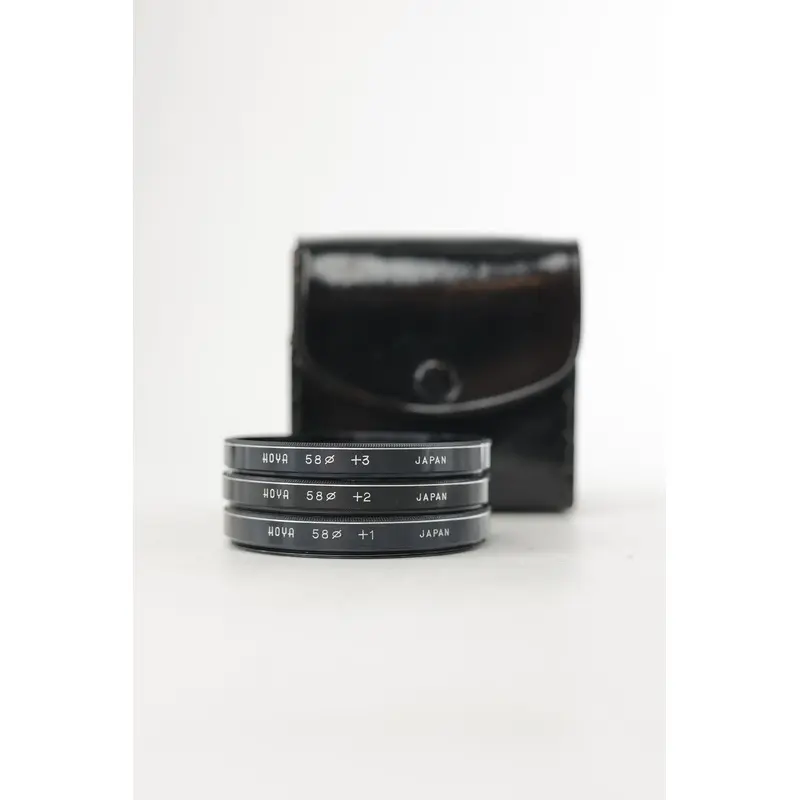Hoya 58mm Close-Up Lens Kit + Case, Used
