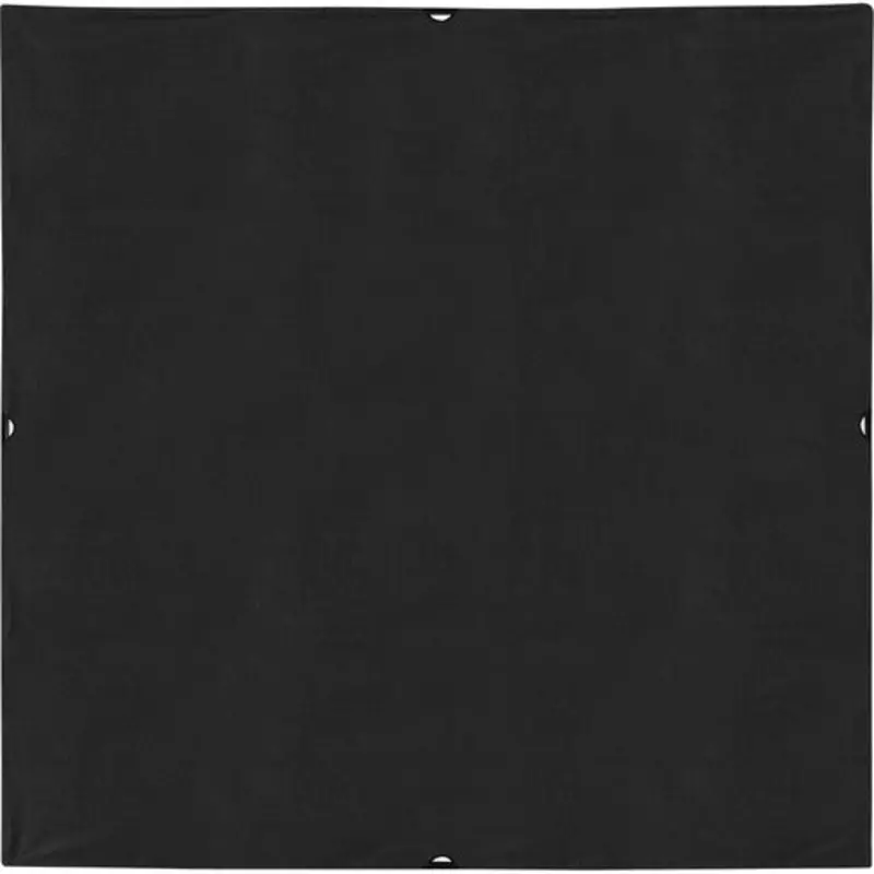 Westcott 1787 Scrim Jim Cine Solid Black Block Fabric, 8X8