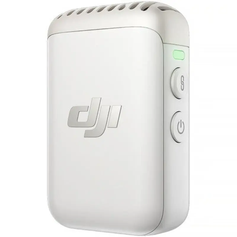 DJI MIC 2 Wireless Microphone Transmitter (1 TX), Platinum White