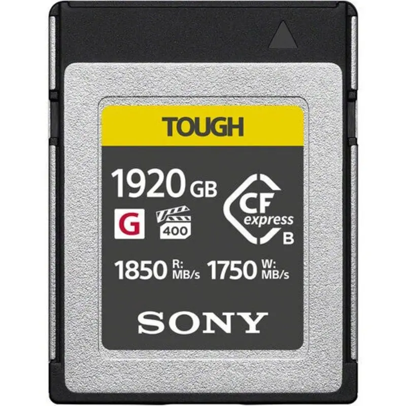 Sony CEBG1920T 1920GB CFexpress Type B TOUGH Memory Card - 2TB