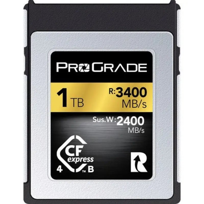 Prograde Digital PGCFX1TBATNA 1TB CFexpress 4.0 Type B Memory Card