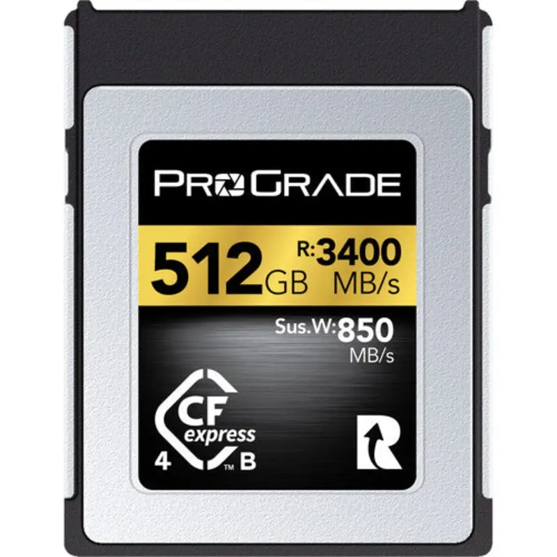 Prograde Digital PGCFX512GATNA 512GB CFexpress Type B 4.0 Memory Card