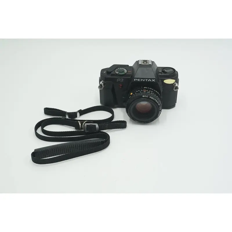 Pentax P3/50/86796 P3 Film Camera + 50mm Lens, Used