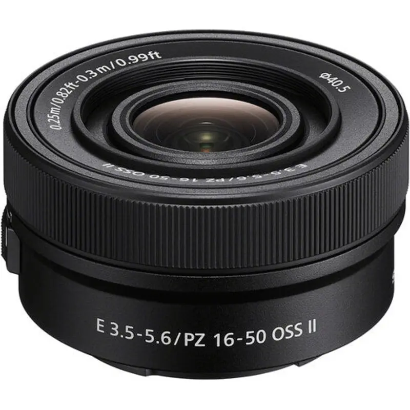 Sony SELP1650II E PZ 16-50mm f/3.5-5.6 OSS II Lens, 40.5