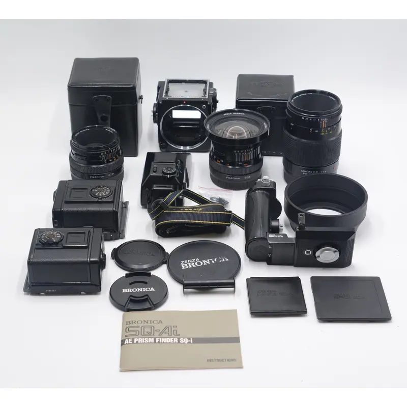 Zenza Bronica SQA1BLENS/25315 SQ-A1 w/Bronica Lens Bundle, Used